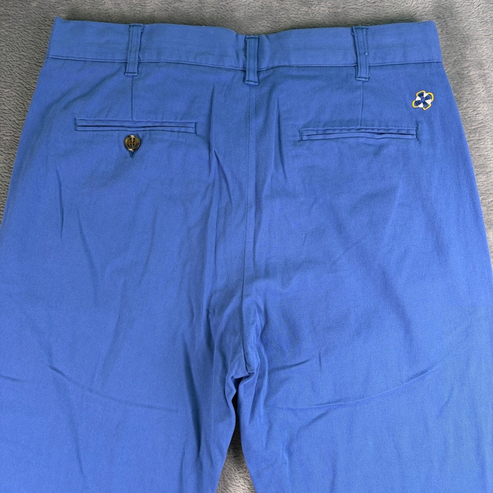 Castaway Nantucket Island Harbor Pants Men's 30x30 Blue Stretch Twill Chino NWT - Picture 7 of 12